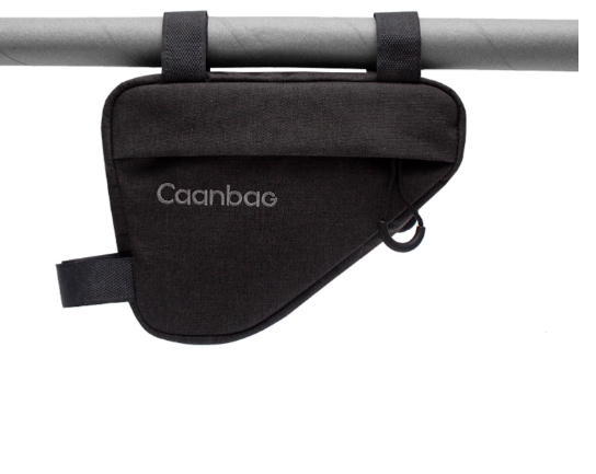 сумка велосипедная подрамная "Треугольная МИНИ" caanbag цвет: черный, артикул: CAAN-TR-44BL