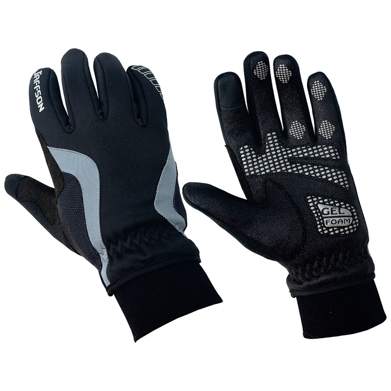 Перчатки JAFFSON WCG43-0481 M (чёрный/серый)
