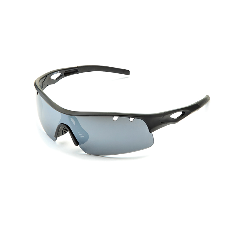 Очки солнцезащитные 2K S-14012-C (чёрный матовый / дымчатые зеркальные)