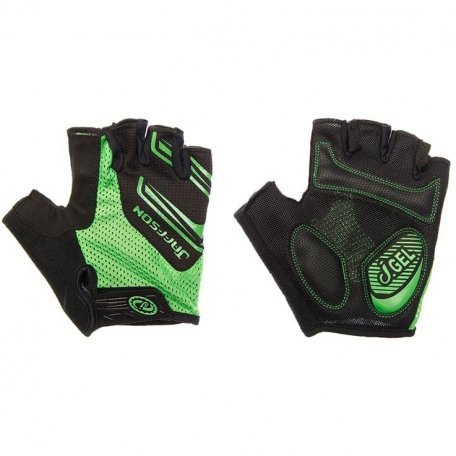Перчатки JAFFSON SCG 46-0479 S (чёрный/зеленый)