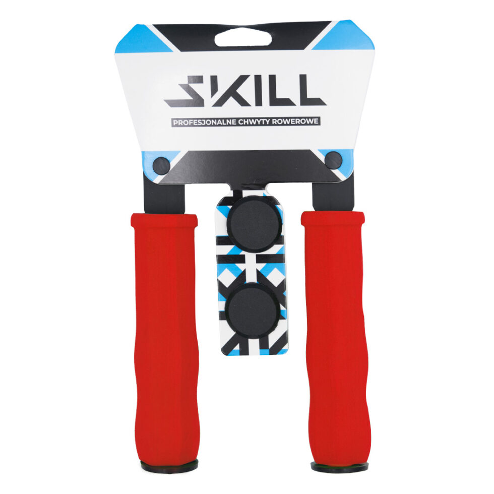 Грипсы SKILL HEXAGON EVA 125мм, красный