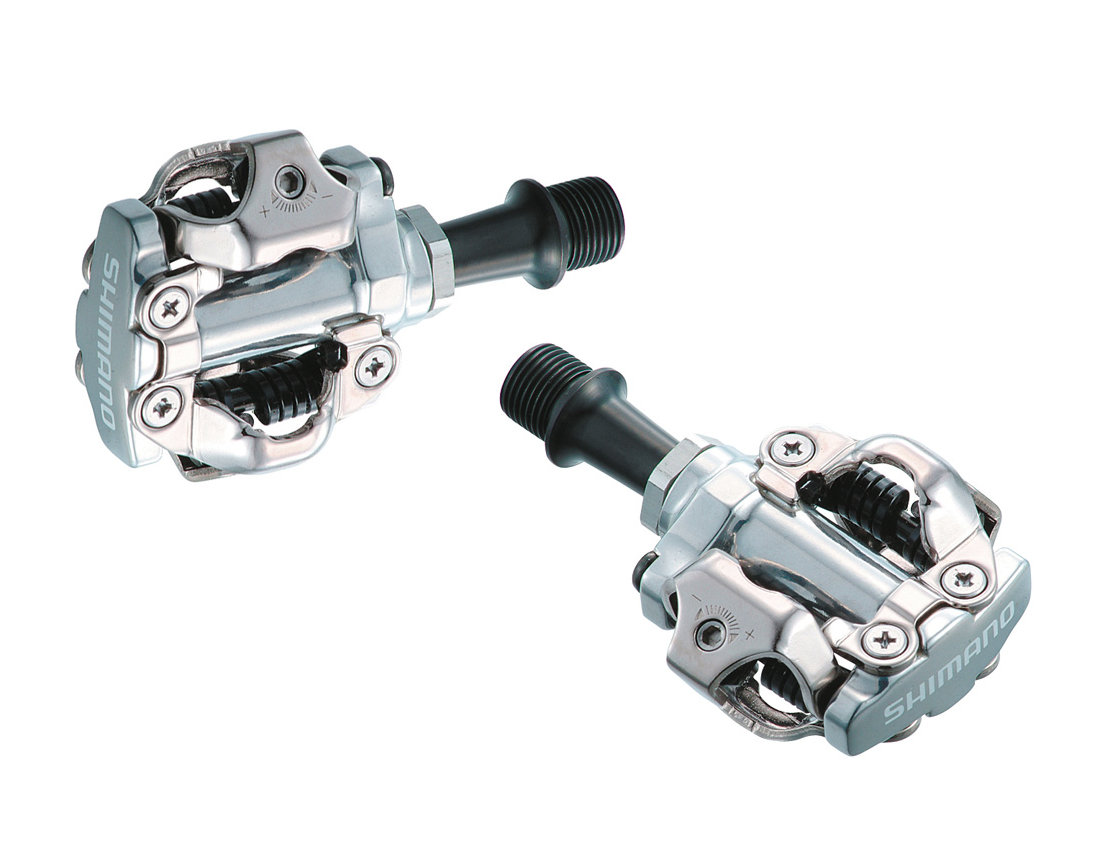 Педали Shimano, M540, с шипами, цв. черный